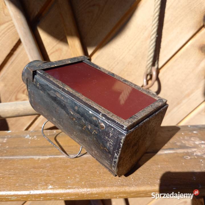 Przedwojenna lampa lampka kolejowa na świecę mazowieckie Warszawa sprzedam