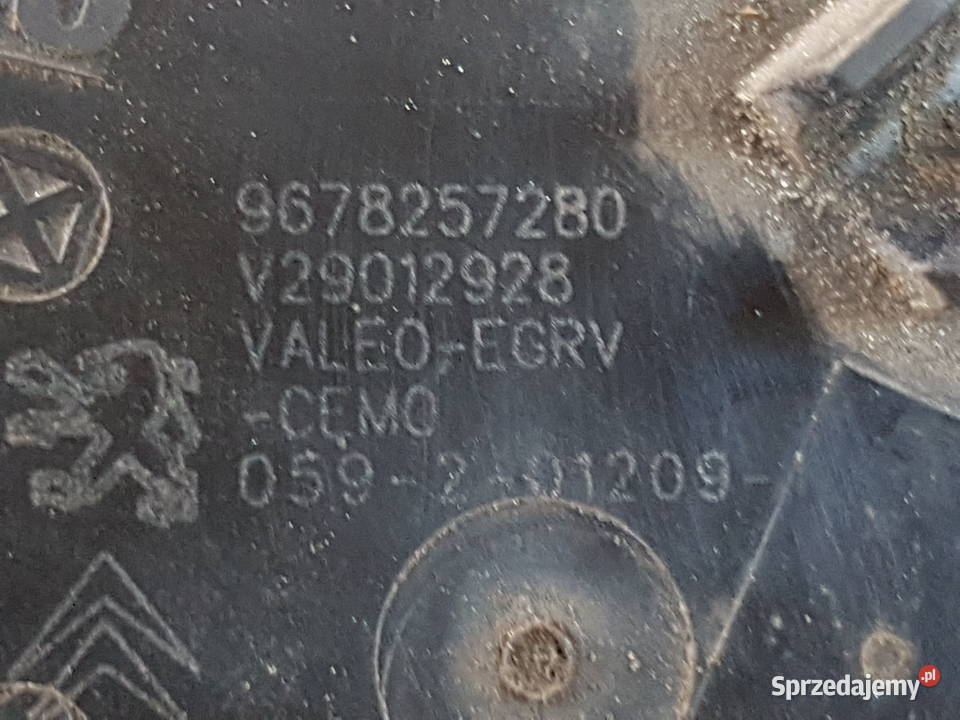 CITROEN PEUGEOT ZAWOR EGR 20 HDI 163 VALEO Recyrkulacja spalin EGR Turek sprzedam