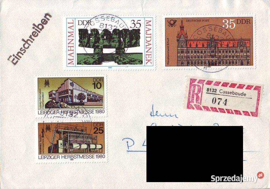 Kop zkoresp Filat NRD Polska 1982 Gliwice