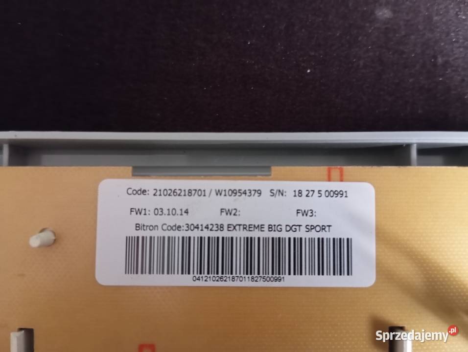 Programator pralki W10954379 Jastrzębie-Zdrój