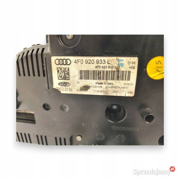LICZNIK ZEGARY 4F0920933L Audi A6 C6 Lift 20 27 osobowe lubelskie Chełm
