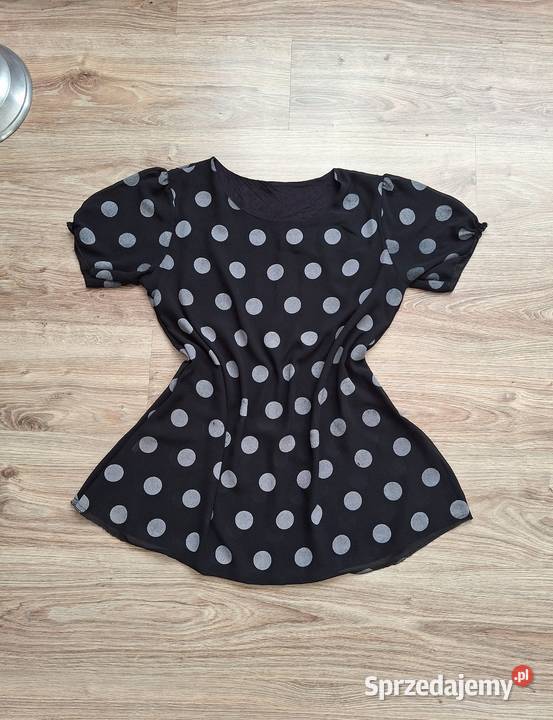 Śliczna zwiewna bluzka z krótkim rękawem w Kraków