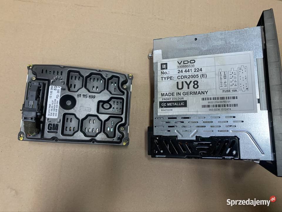 24441224 radio wyświetlacz opel Vectra c signum osobowe