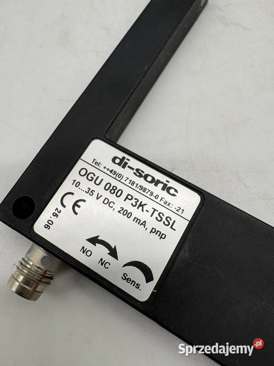 DiSoric OGU 080 P3KTSSL Czujnik widełkowy Pozostałe Warszawa