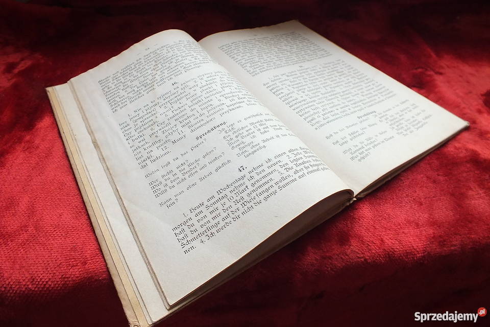 Stara niemiecka książka wydana w 1917 roku Antykwariat lubuskie Żary