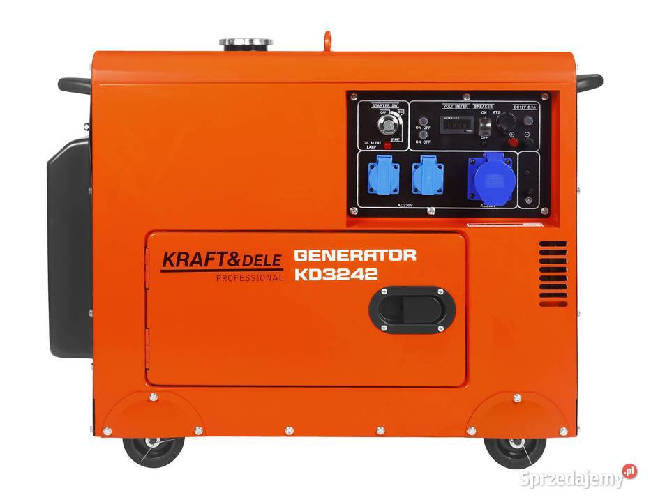 Agregat prądotwórczy 230V 32A 7KW DIESEL KD3242