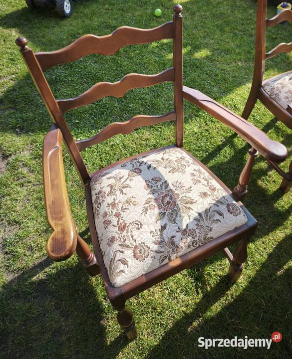 Drewniany stół z krzesłami Grodzisk Mazowiecki sprzedam