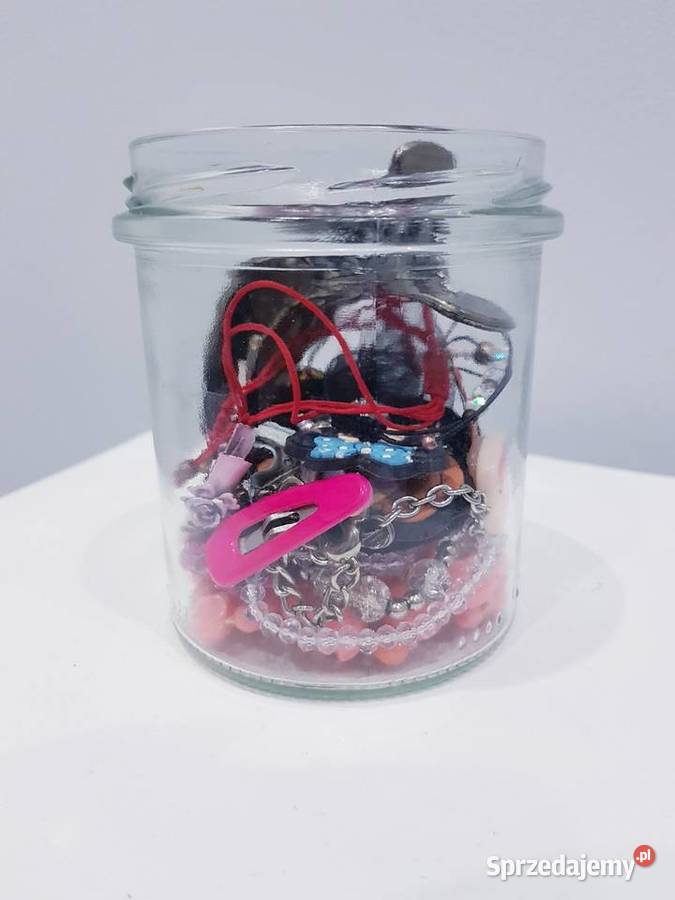 Dziecięcy słoik z biżuterią mystery jar Dąbrowa Górnicza