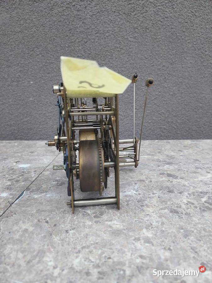 522 Mechanizm starego zegara ściennego Junghans Tczew