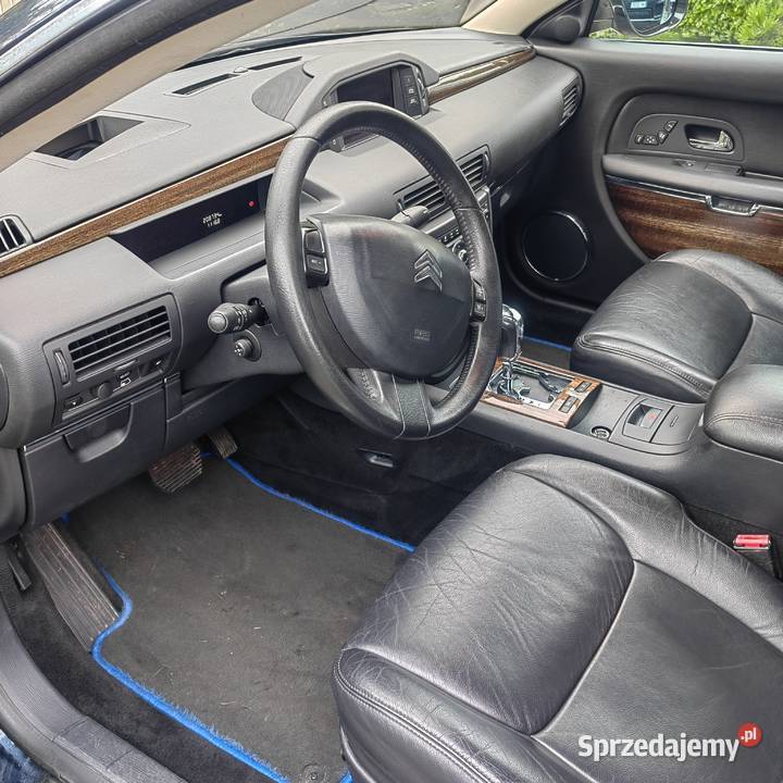 Citroen C6 30 HDi V6 240 Niebieski metalik małopolskie Dobczyce