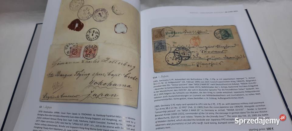 Katalog aukcyjny FILATELISTYKA Christoph Gartner Warszawa sprzedam