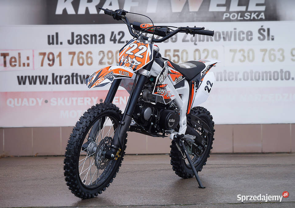 Cross KXD PRO 125 cc MANUAL DUŻY 4 SUW KOPKA benzyna dolnośląskie Ząbkowice Śląskie
