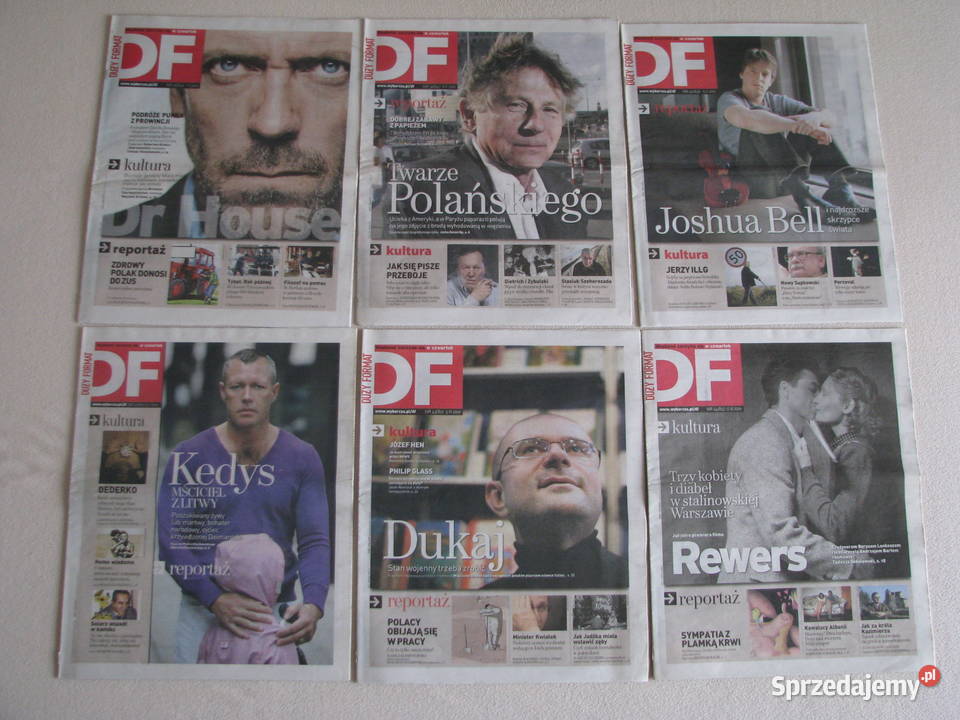 DF Duży Format tygodnik Gazety Wyborczej z roku miękka Brzegi