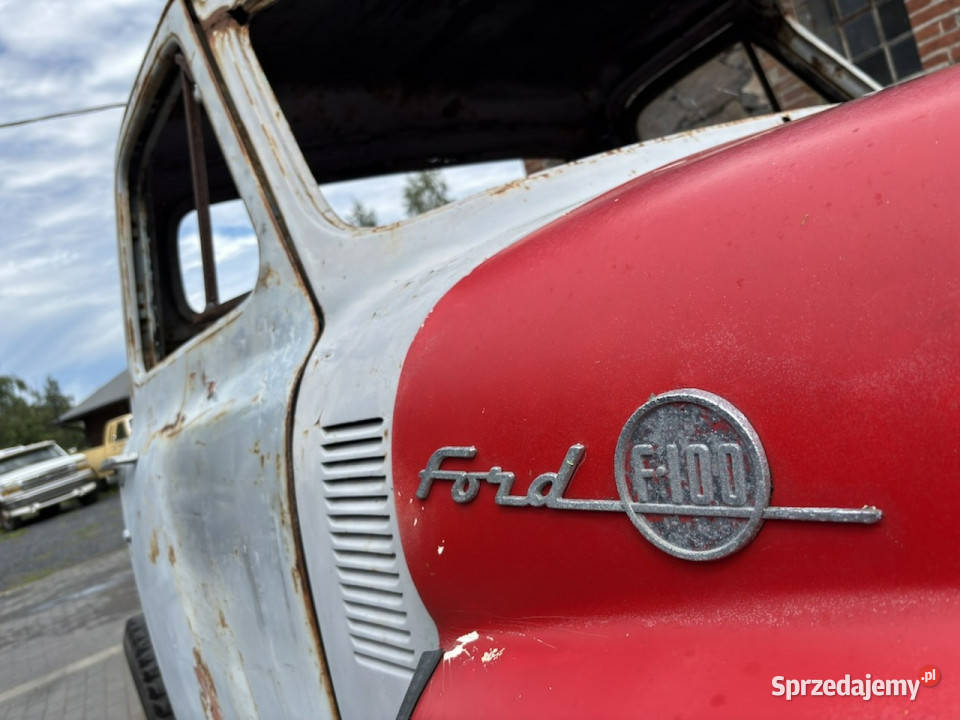 Ford F100 FORD F100 STEPSIDE PICKUP 1955 BAZA DO czerwony Sulechów sprzedam