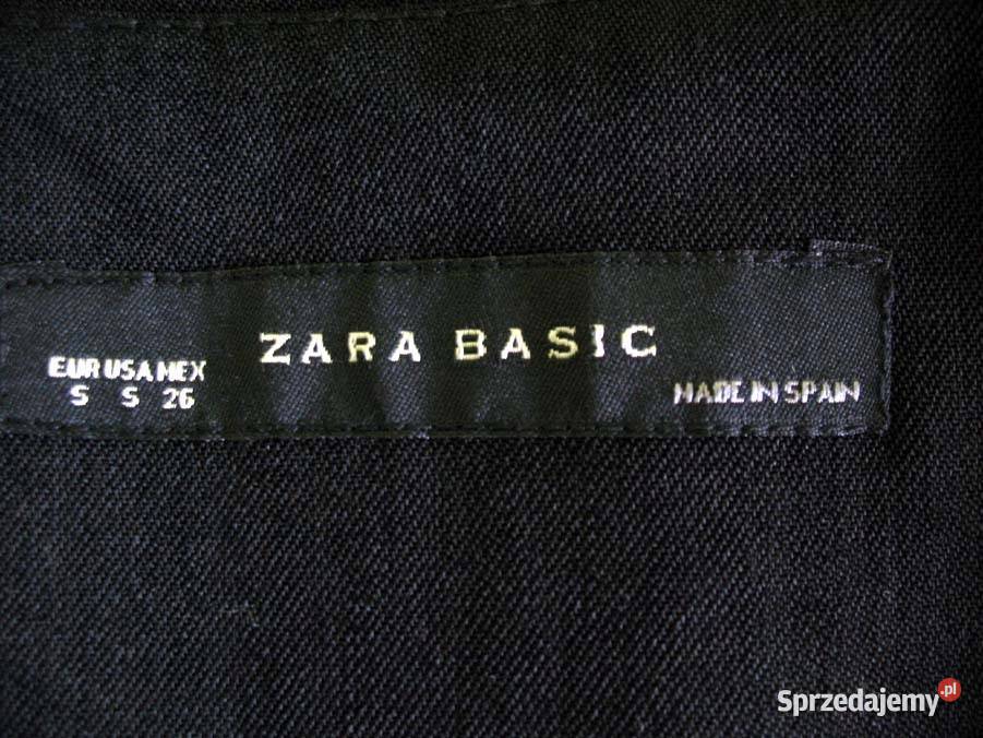 Sukienka Midi czarna 36 S biust 92 Zara Basic Rozmiar 36(S) Siedlce