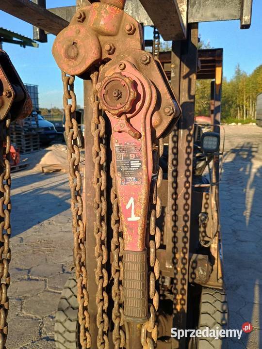 KITO LB090 9 ton wciągnik łańcuchowy ręczny Końskowola sprzedam