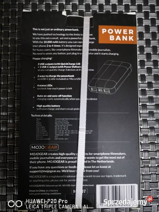 Power Bank 10 000 mAh nowy Jasło