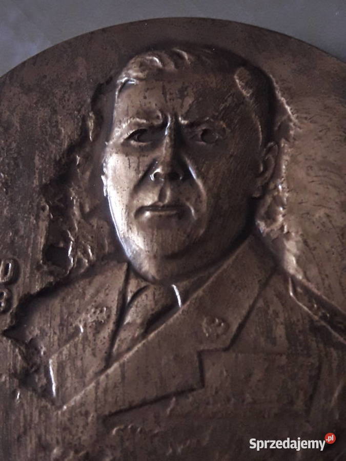 Medal z brązu Generał Broni Jerzy Bordziłowski lubelskie Janów Lubelski