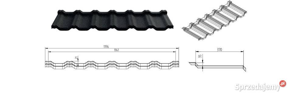 Dachówka blacha z posypką z kruszywem skalnym Budowa Białystok