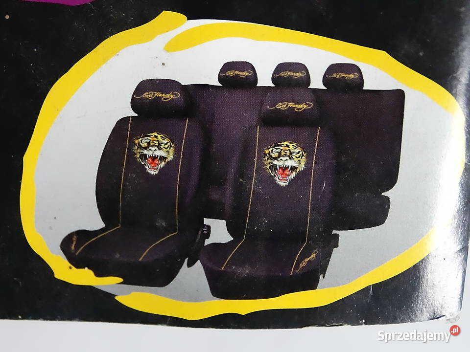 UNIKAT Komplet Pokrowców Samochodowych Ed Hardy lubelskie Biłgoraj sprzedam