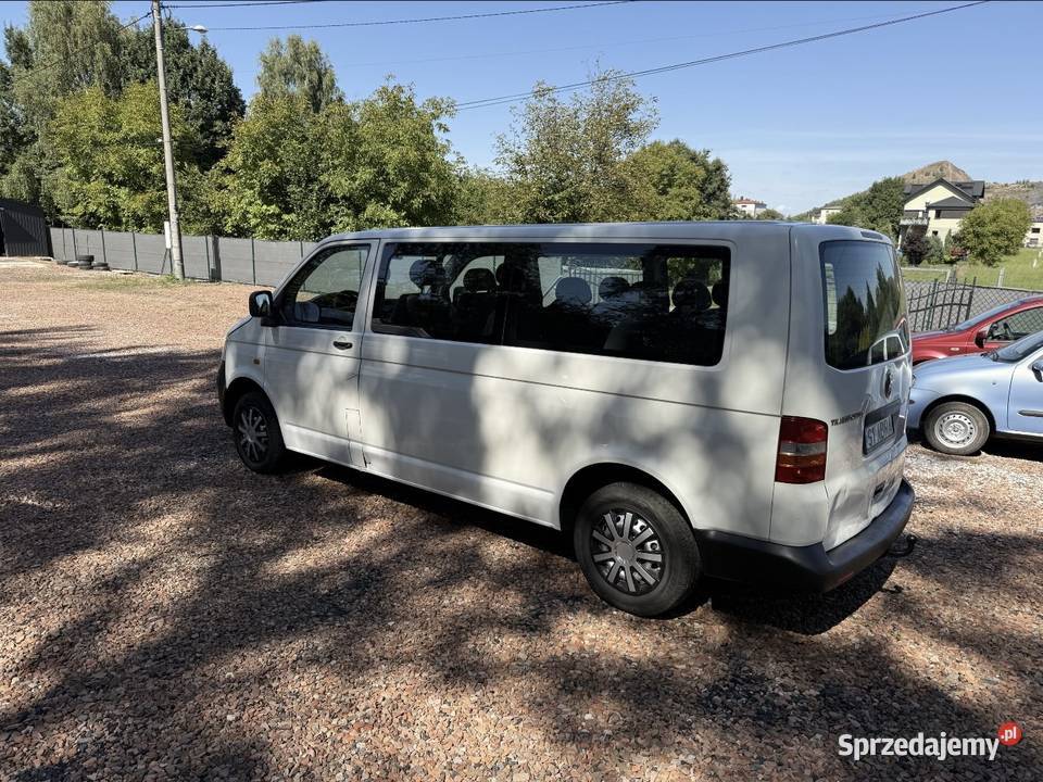 Volkswagen T5 19 TDI 9 osobowy Klimatyzacja diesel Transporter Rydułtowy sprzedam