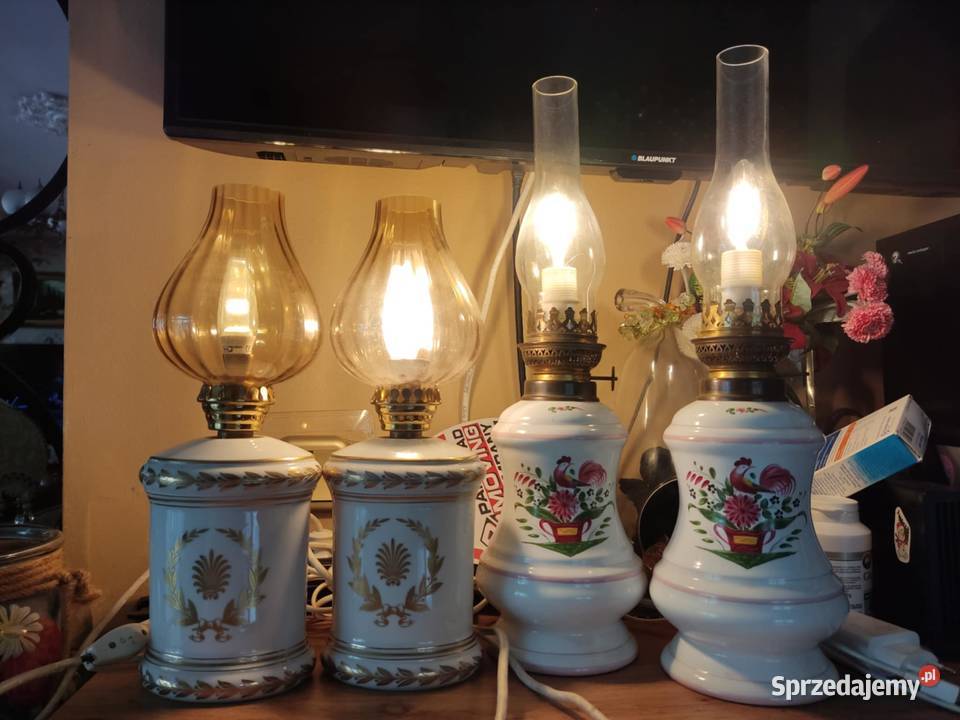stare sygnowane lampy lampki komplet Gorzów Wielkopolski