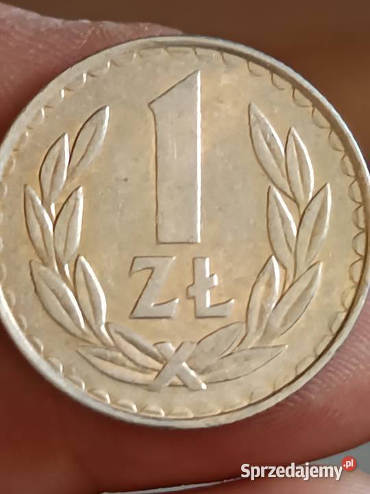 Sprzedam monete 1 zloty 1987 r odkroj lachy Chełm sprzedam