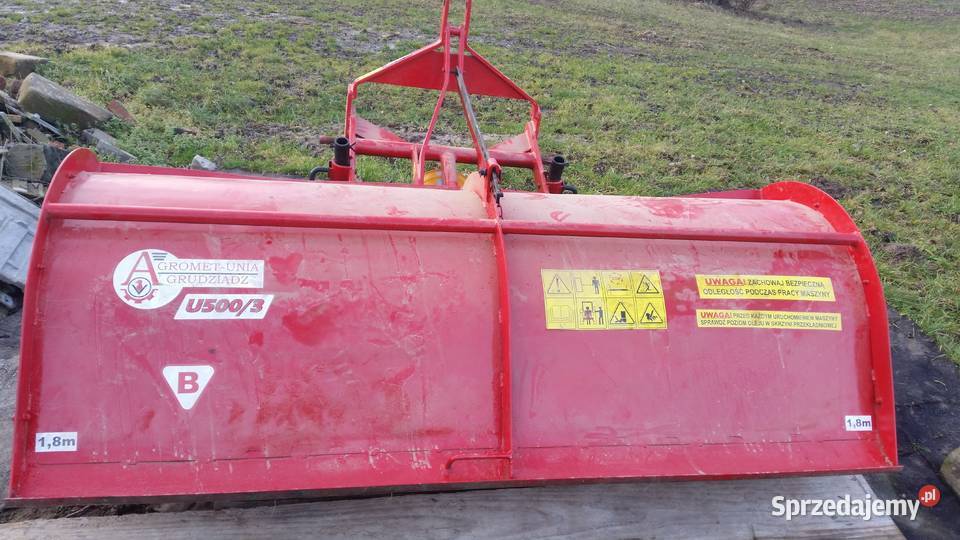 Glebogryzarka duza Unia Grudziądz 2m Agregaty Maszyny uprawowe Rzeszów sprzedam
