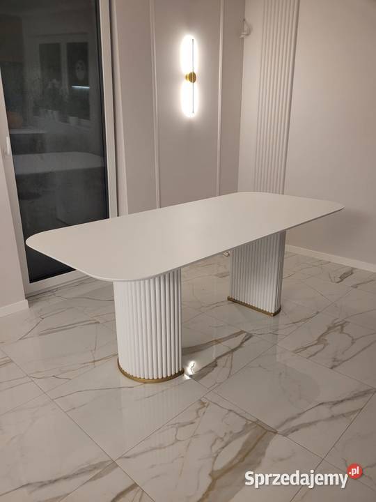 Stół LORIS stół z lamelami AKANT Meble Dom i Ogród Gierałtowiczki