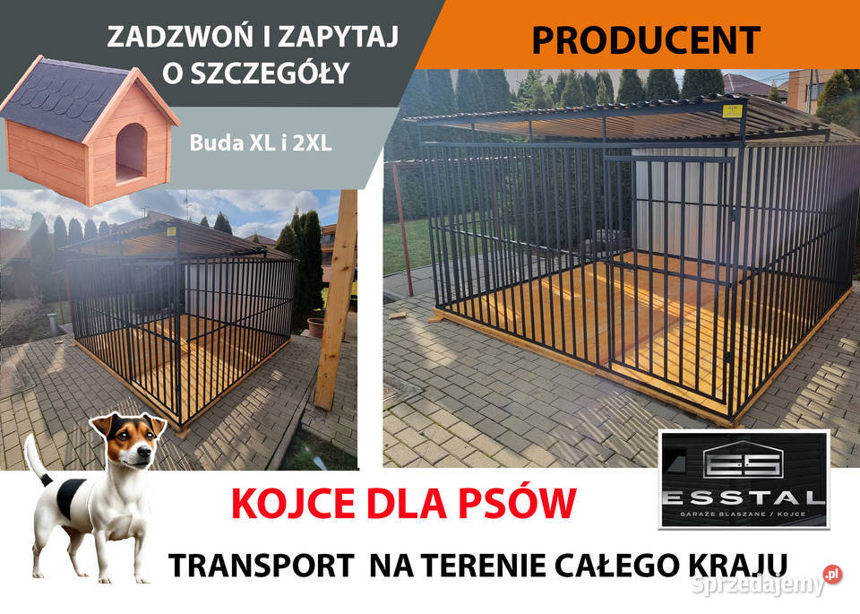 A151 Kojec Psa 3x3 TYLNA ŚCIANA ZABUDOWANA ocynk Bielsk Podlaski