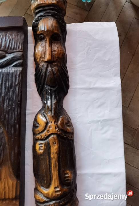 Pantokrator Ręcznie Rzeźbione Ikony w drewnie Łódź