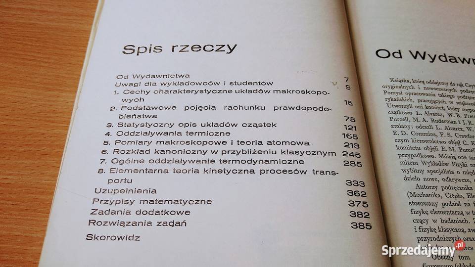Fizyka statystyczna F Reif db Gdańsk