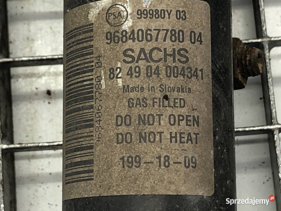 AMORTYZATOR LEWY PRZÓD ZE SPRĘŻYNĄ CITROEN