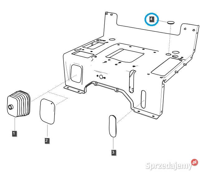 Zaślepka gumowa TRG970 LS Tractor 40007455 Tajęcina