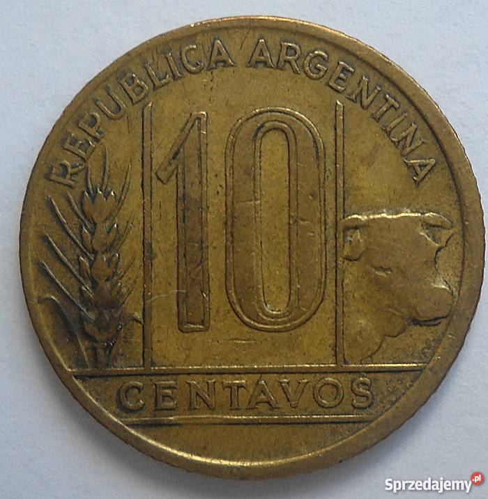 ARGENTYNA10 CENTAVOS1942 r KROWA mazowieckie sprzedam