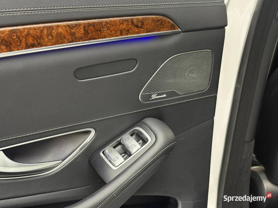 MercedesBenz Klasa S W222 47 sedan 2015 skórzana tapicerka Klasa S śląskie Częstochowa