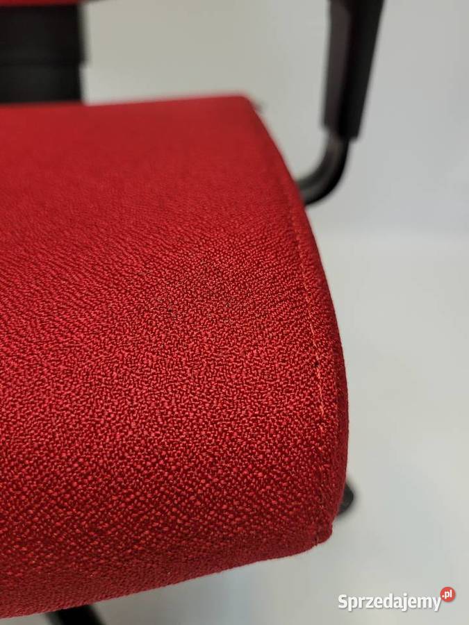 Fotel biurowy krzesło Profim Raya 21S czerwone wielkopolskie Poznań sprzedam