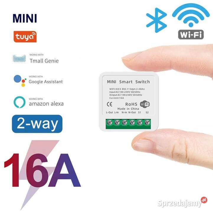 Tuya smart switch przekaznik 16A Pozostałe Busko-Zdrój