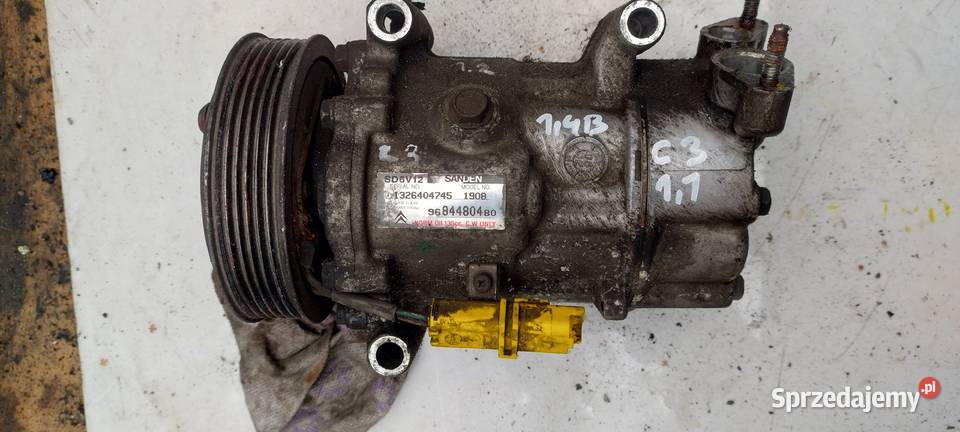 CITROEN C2 C3 PEUGEOT 206 207 11 14 sprężarka Kompresory klimatyzacji