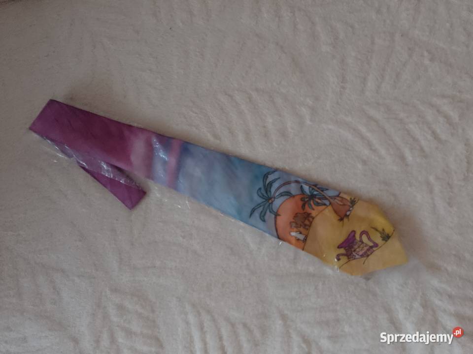 Ekstrawagancki jedwabny krawat z Dubaju Silk Kraków