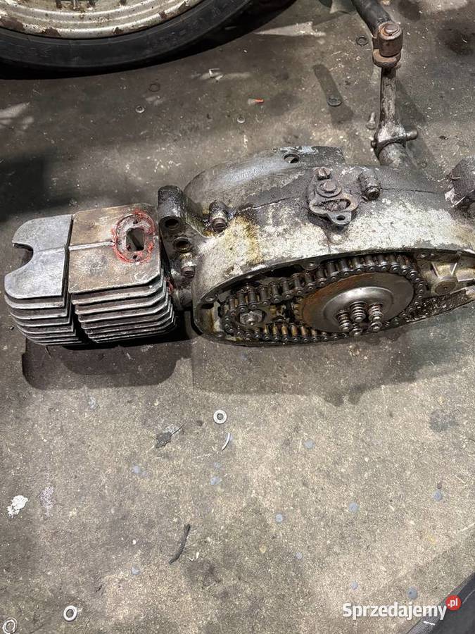 Silnik Jawa 50 ogar 200 jawka uszkodzony Dobczyce