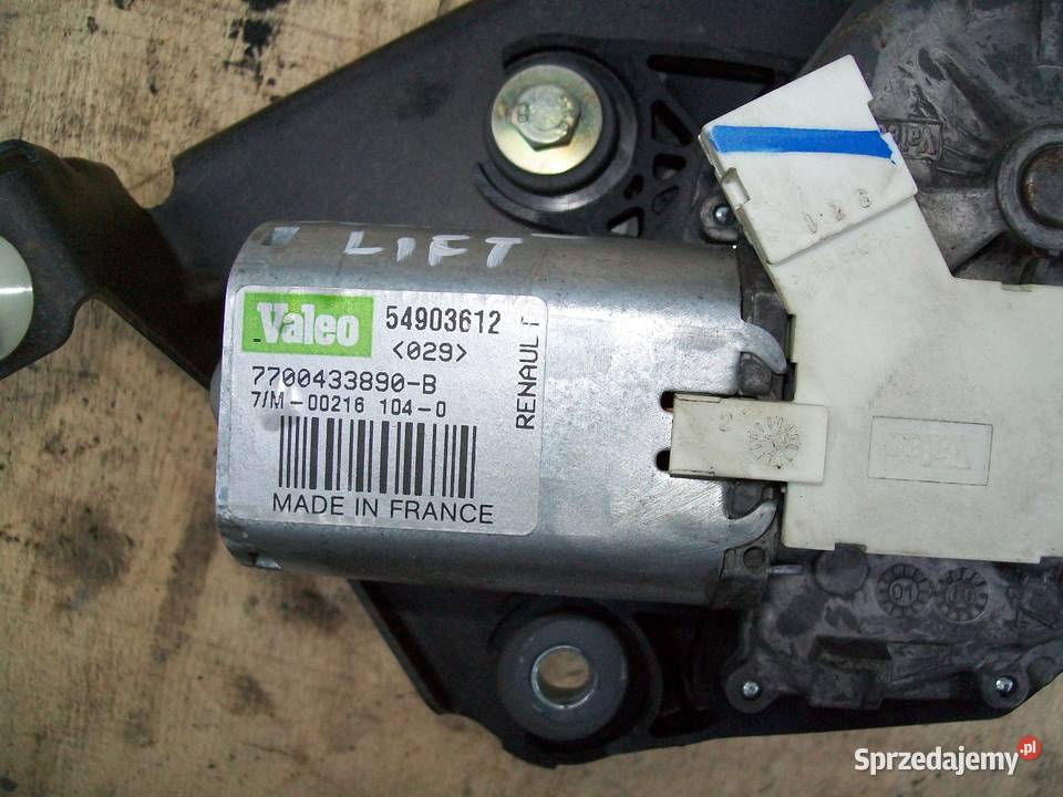 Scenic I Lift Silniczek tylnej wycieraczki Mińsk Mazowiecki