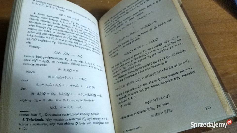 Podstawy teorii aproksymacji i s funkcje Antoni Gdańsk