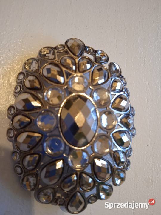 PRZEPINKA Z CYRKONIAMI DO CHUSTY APASZKI SZALA Piła