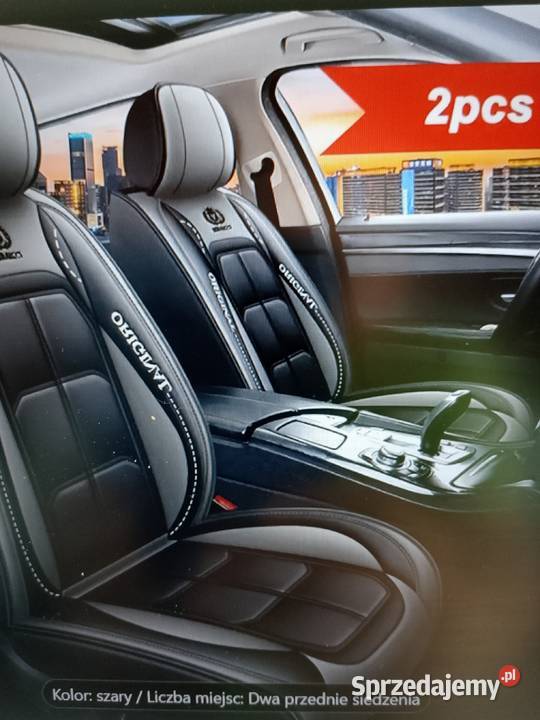 Piękne nowe pokrowce Premium skóra PU 2 fotele Zgierz sprzedam