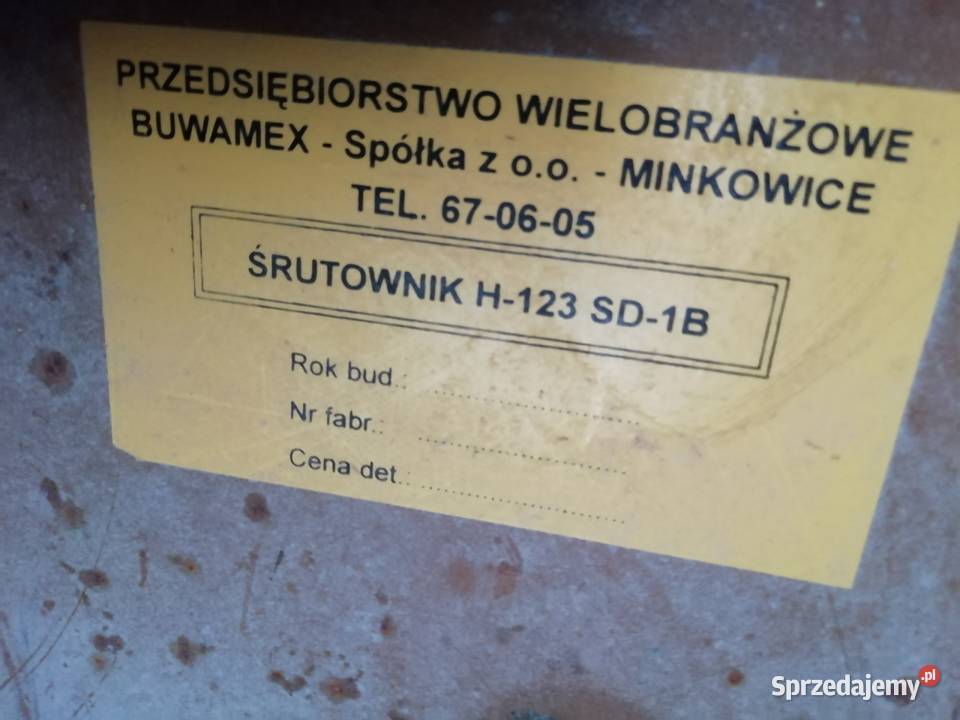 Sprzedam śrutownik lubelskie Tuczna sprzedam