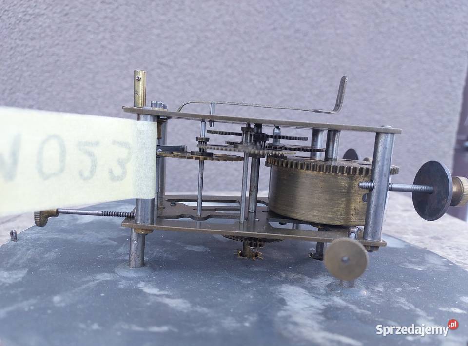 M023 Mechanizm starego zegara HAU chodzik tarcza pomorskie Tczew sprzedam