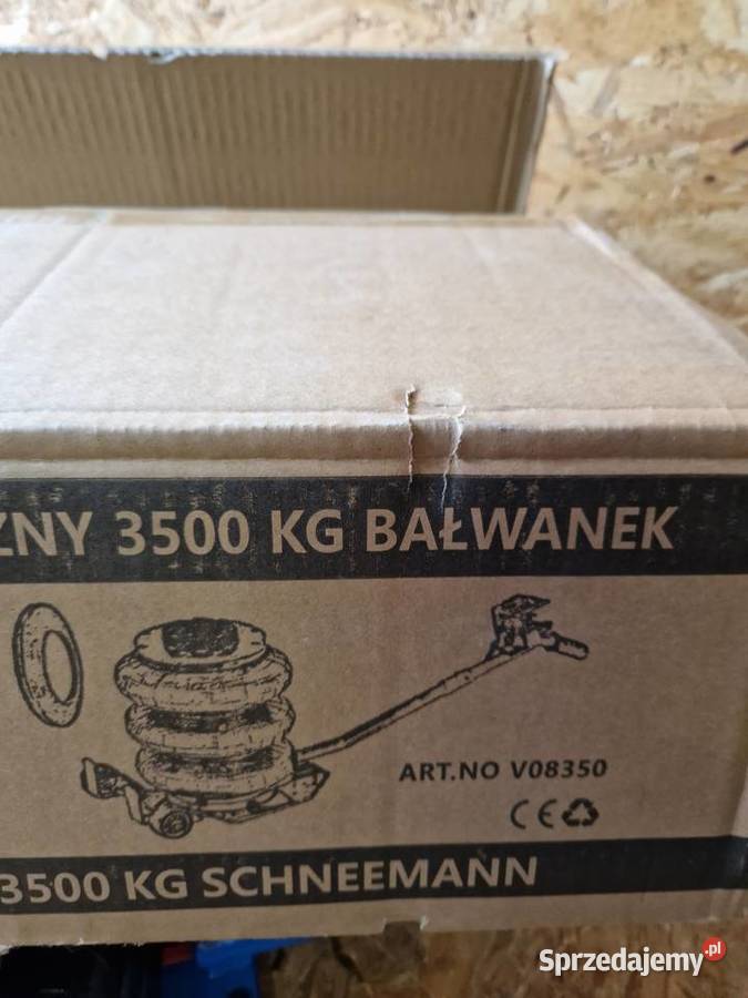 PODNOŚNIK PNEUMATYCZNY BAŁWANEK 35T GUMA