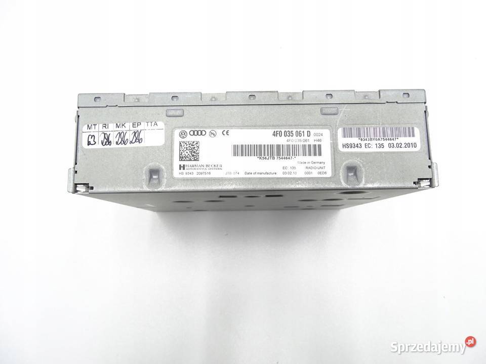 WZMACNIACZ TUNER RADIA 4F0035056A AUDI A6 C6 małopolskie