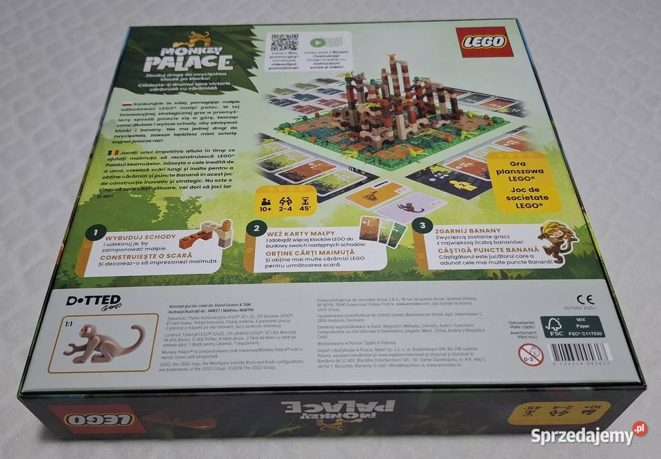 Gra planszowa Małpi pałac Monkey Palace Lego Czeladź
